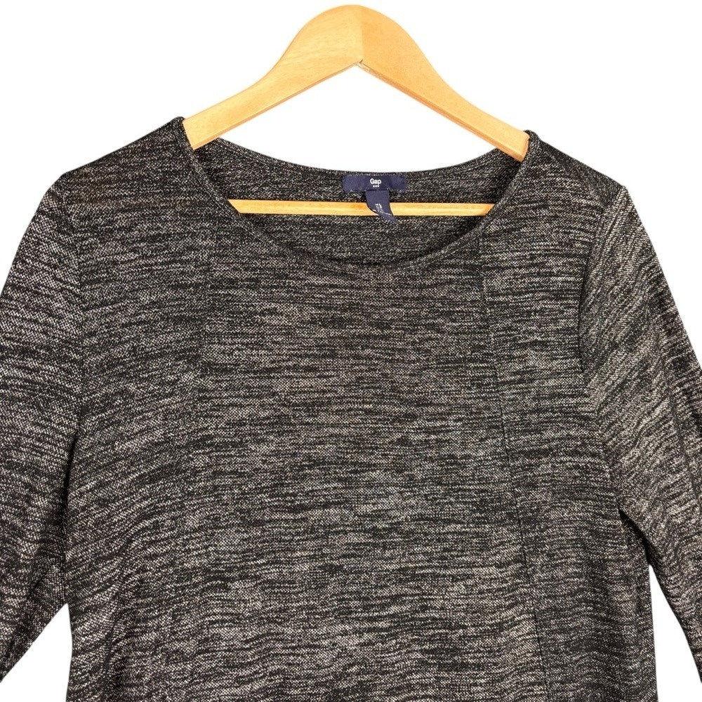 GAP Heathered Knit Long Sleeve Top – Sz L (Excellent Condition) - Picture 2 of 6